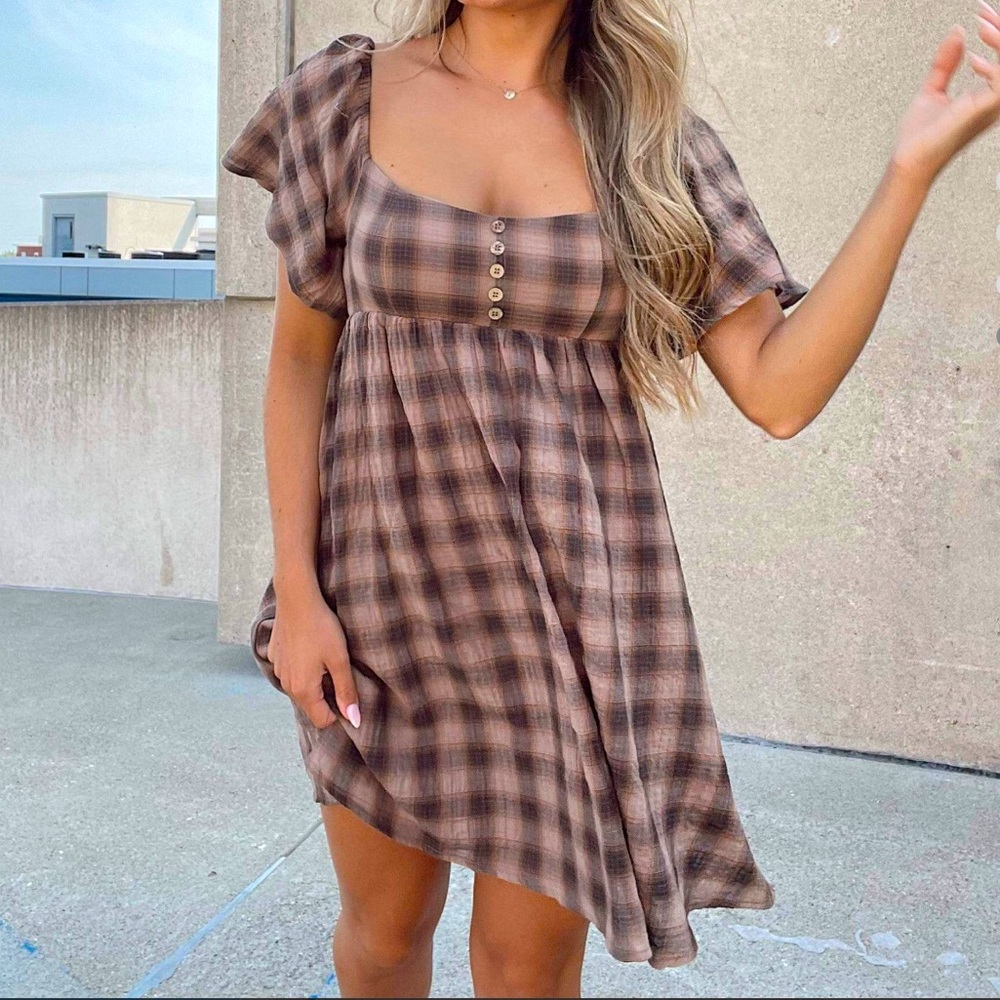 Flannel dress size medium